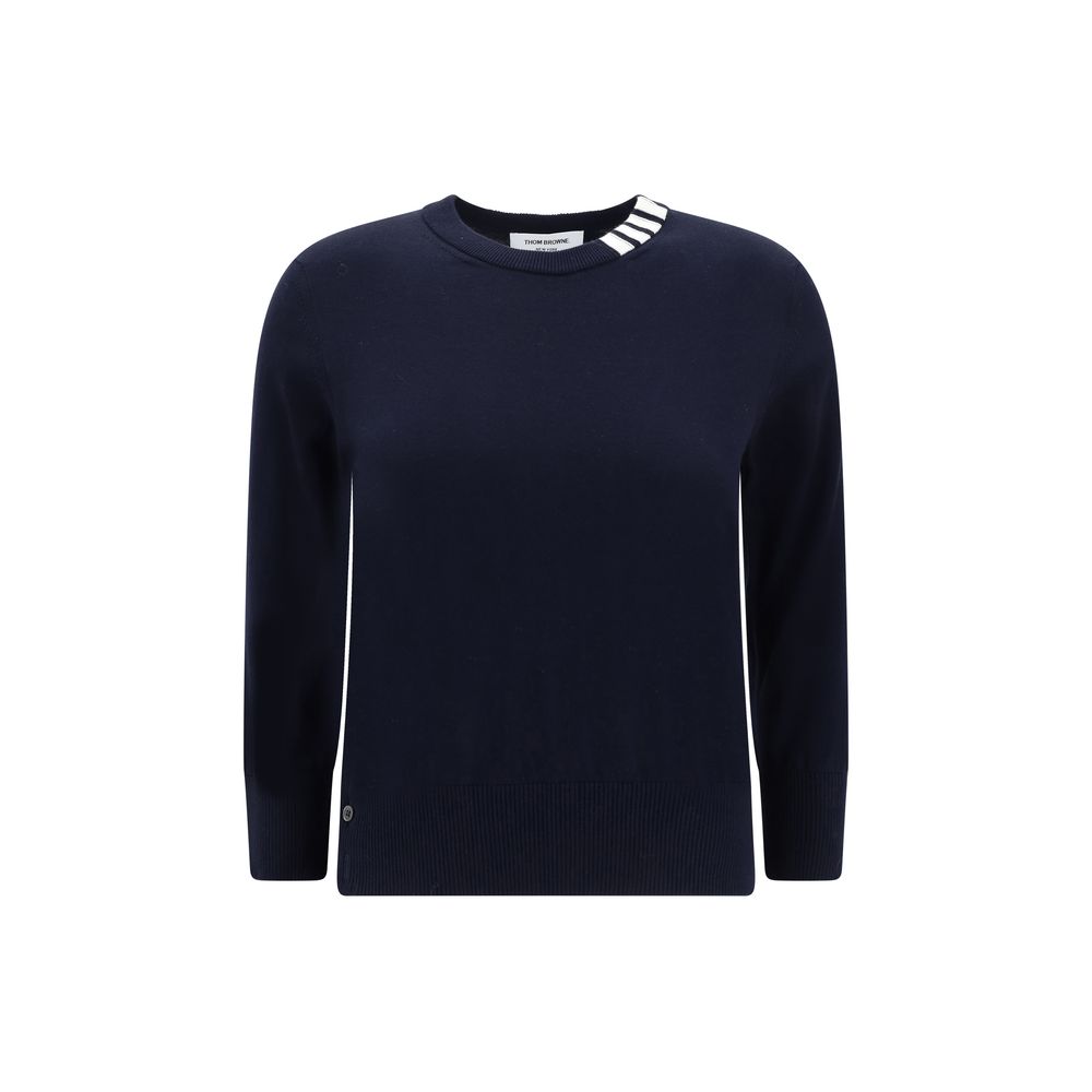 Pull Thom Browne avec bandes blanches multi