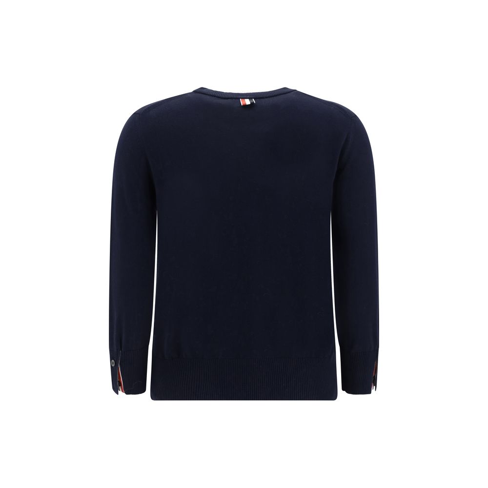 Pull Thom Browne avec bandes blanches multi