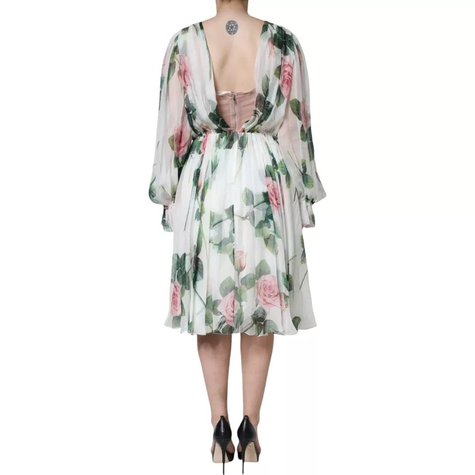 Robe midi Dolce & Gabbana blanche
