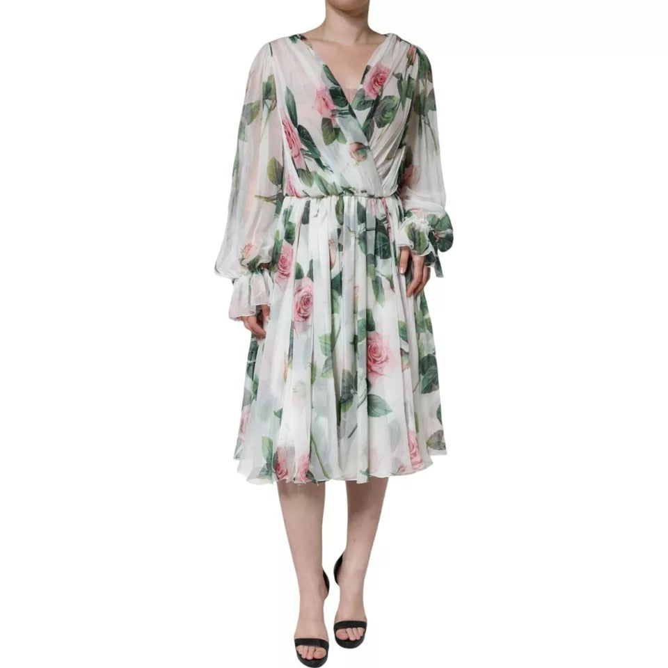 Robe midi Dolce & Gabbana blanche