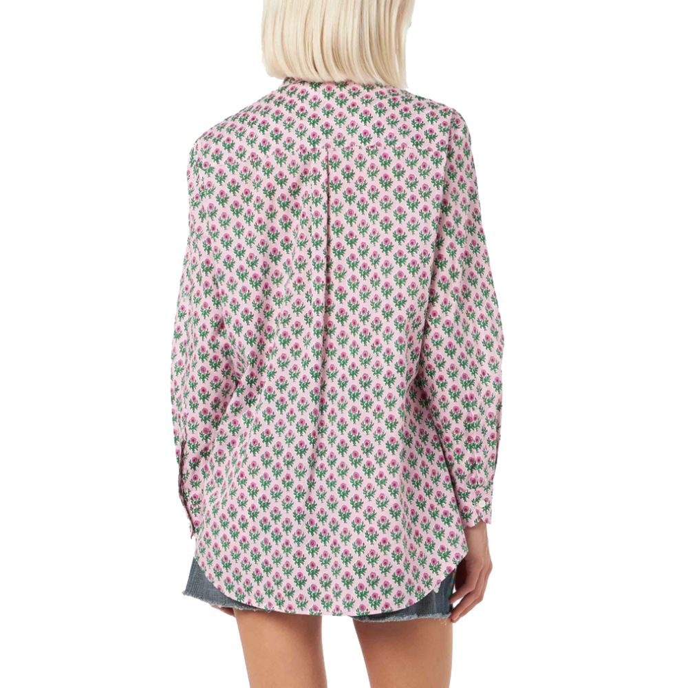Chemise MC2 Saint Barth rose florale