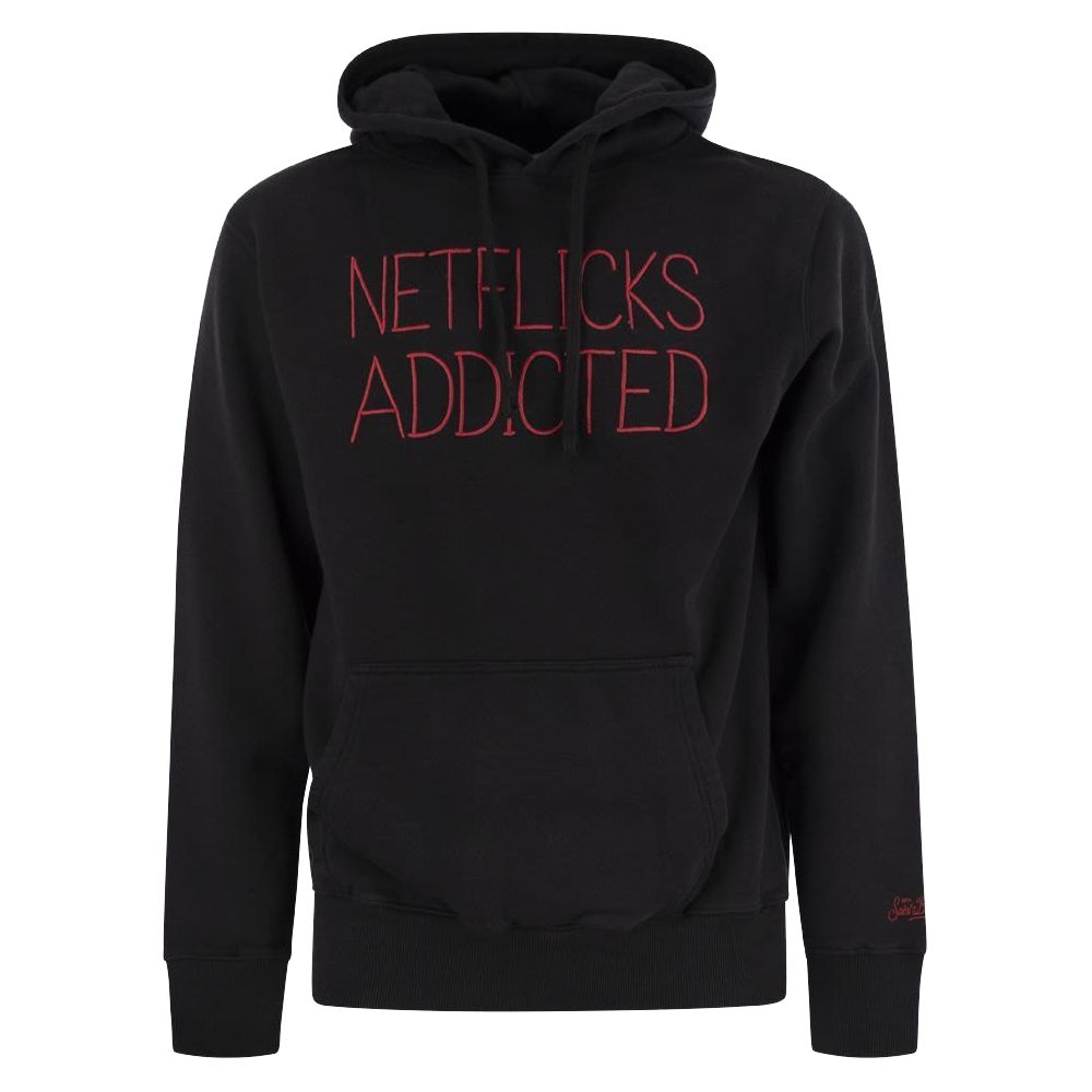Sweat MC2 Saint Barth Netflix noir