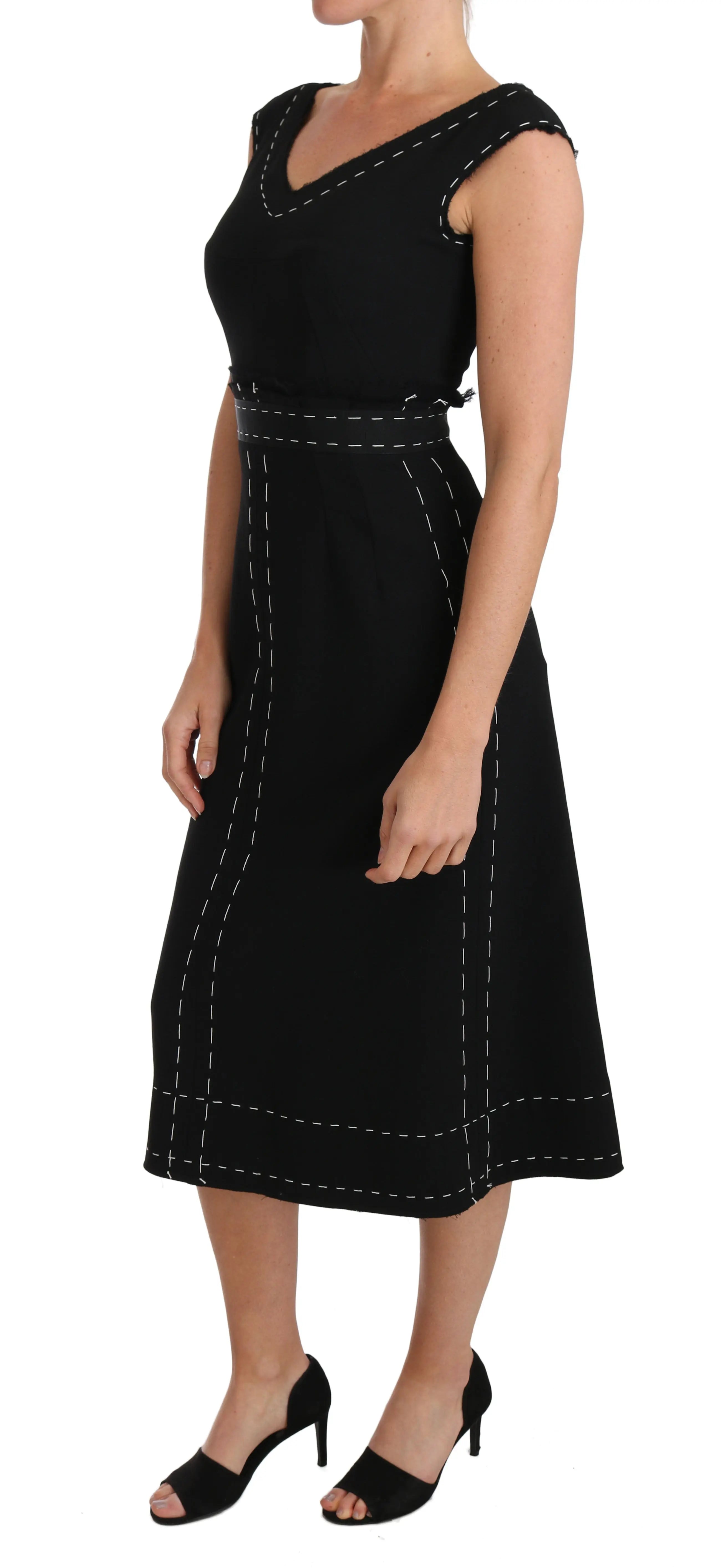 Robe Dolce & Gabbana A-line noire Dolce & Gabbana