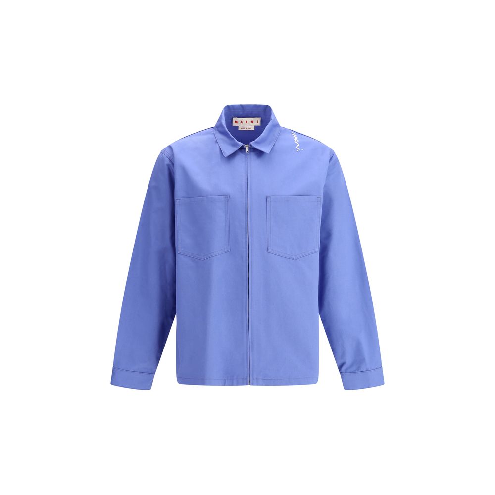 Chemise Marni à zip denim