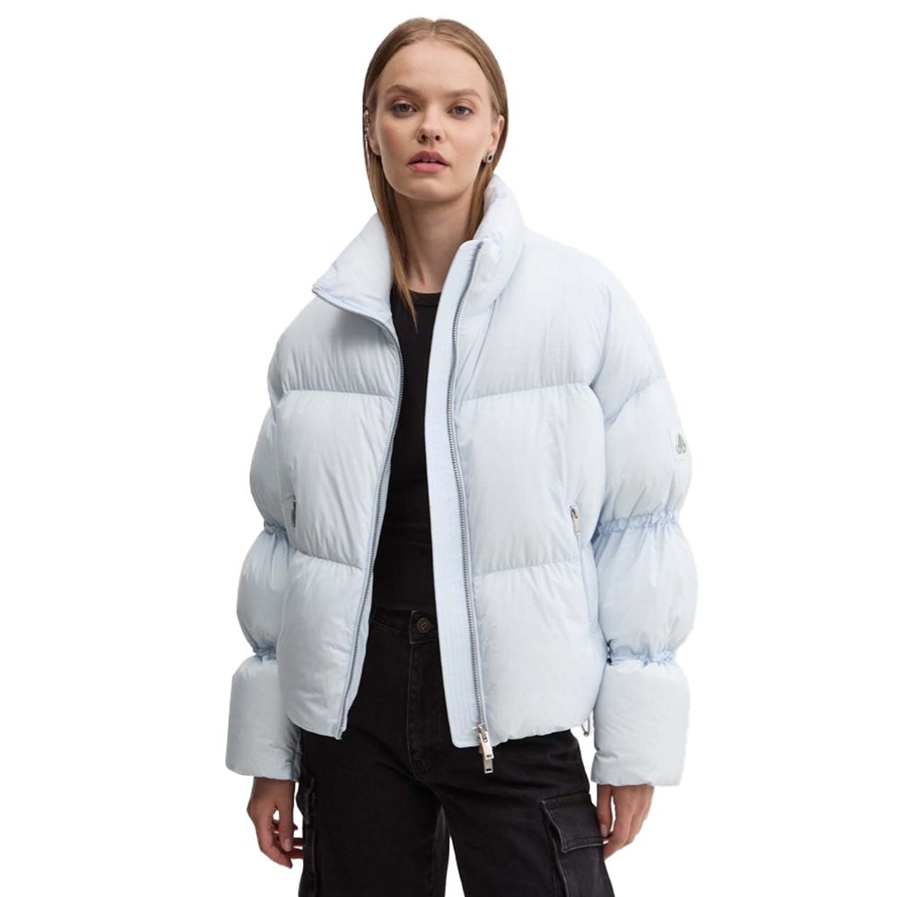 Veste Moose Knuckles courte bleu clair