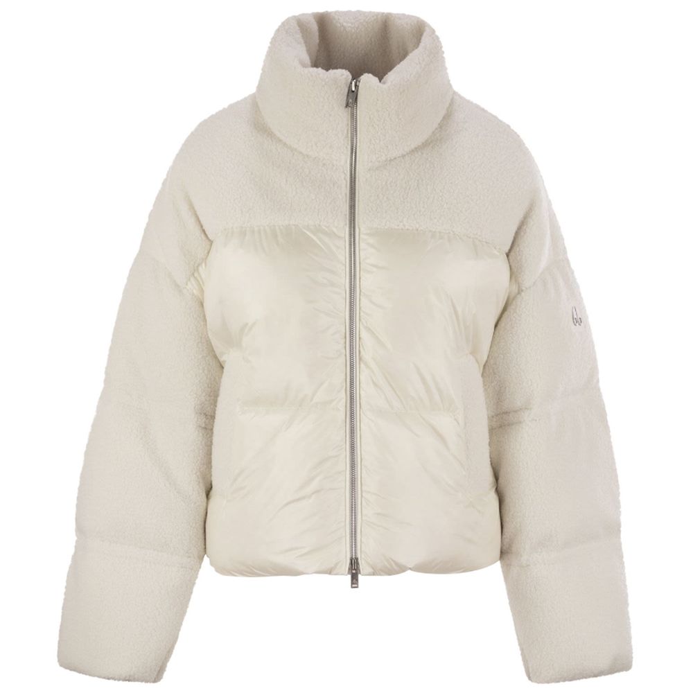 Veste Moose Knuckles courte blanche