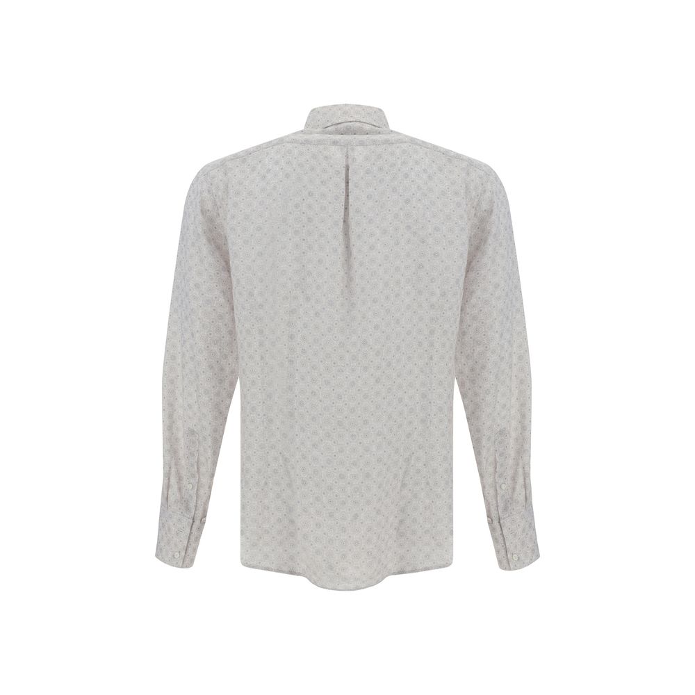 Chemise Brunello Cucinelli lin blanche