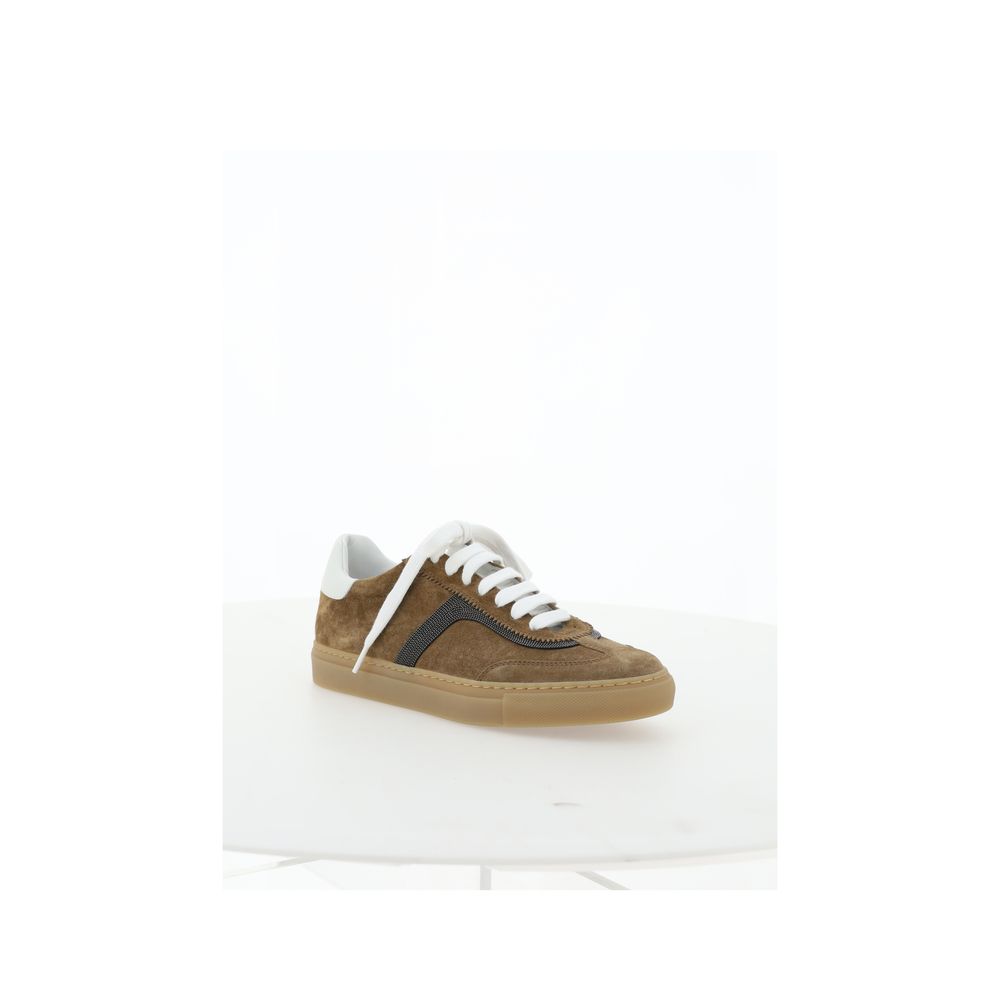 Baskets Brunello Cucinelli blanches