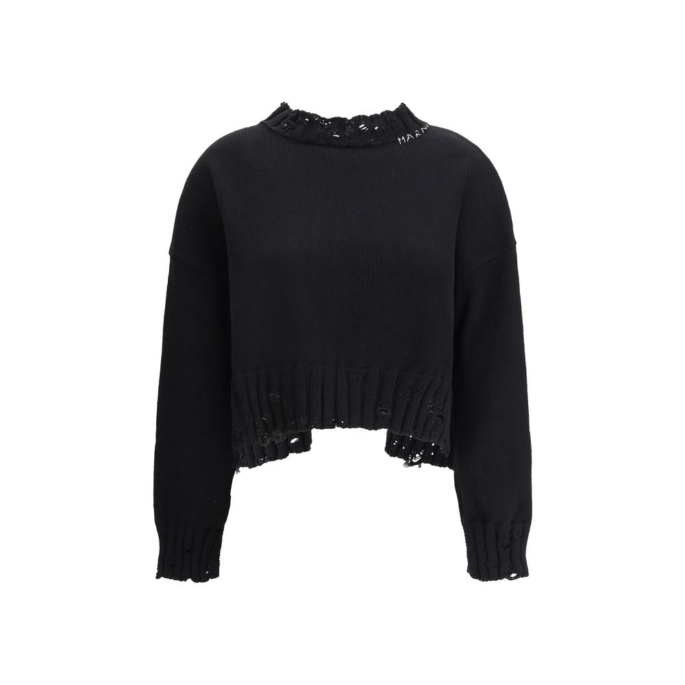 Pull Marni Cut-Out crème