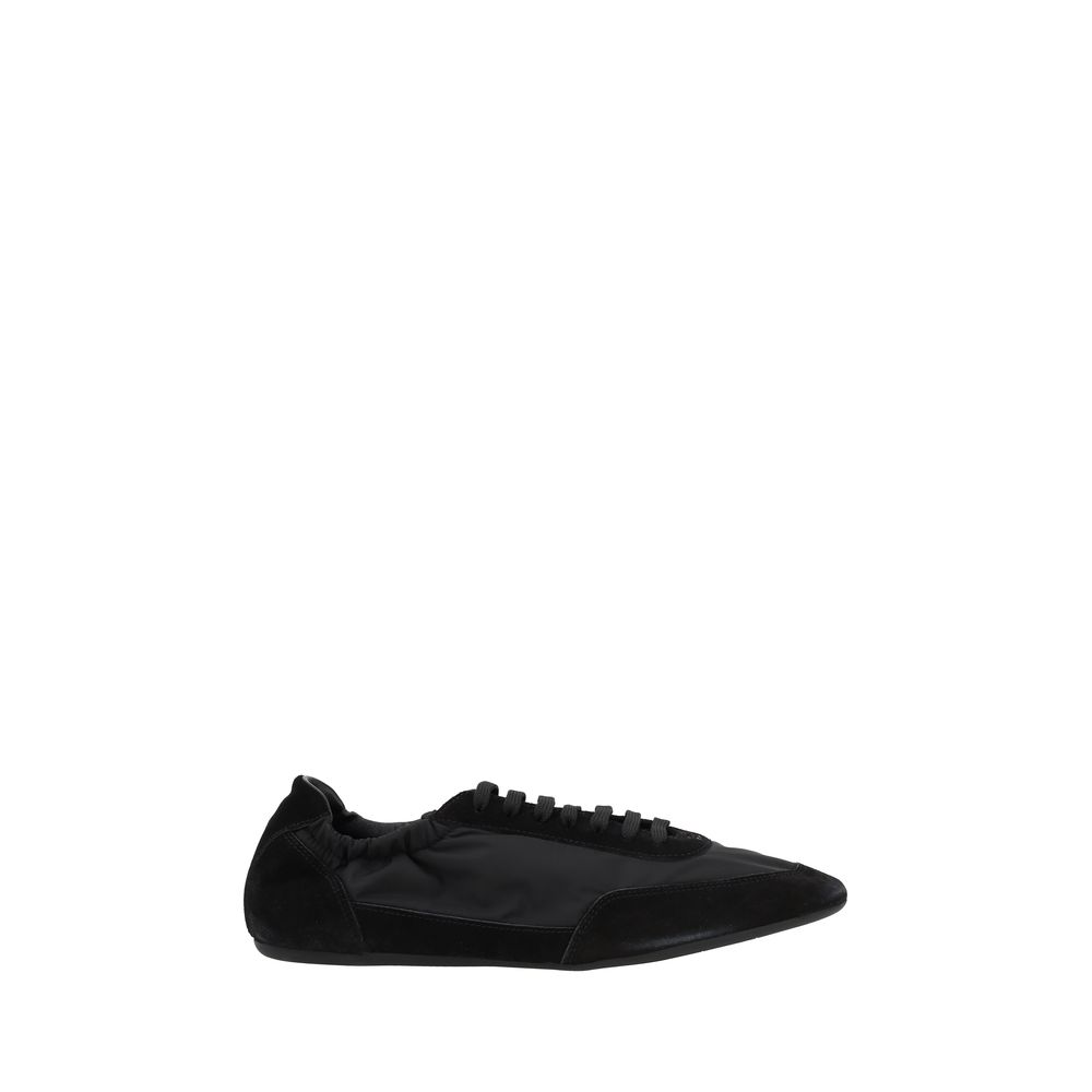 Baskets Prada logoed blanches
