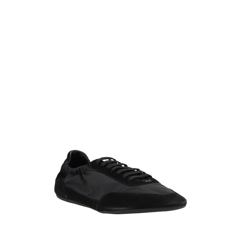 Baskets Prada logoed blanches