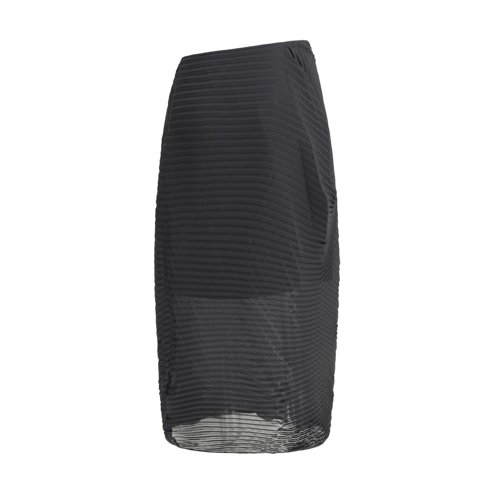 Jupe midi The Row Yuki noire