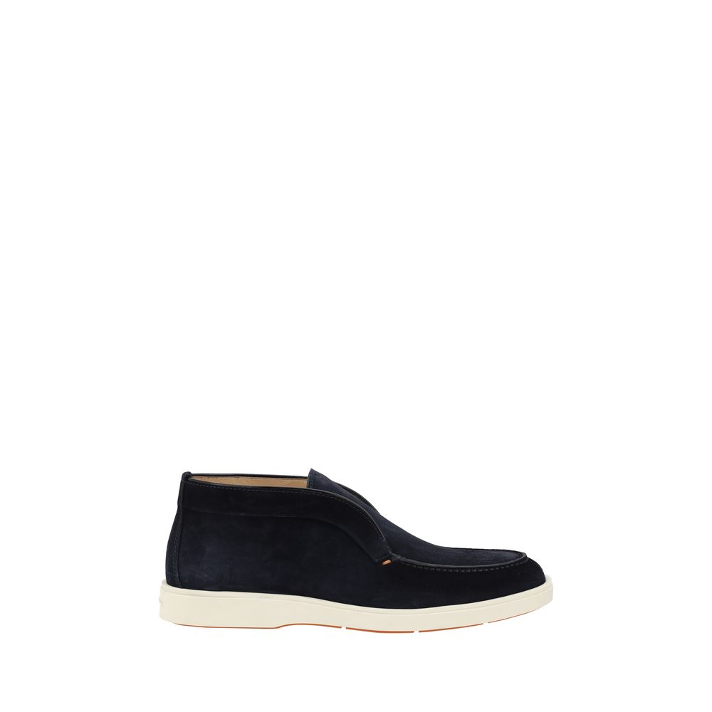 Loafers Santoni en daim gris