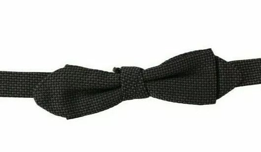 Nœud papillon Dolce & Gabbana gris à motif