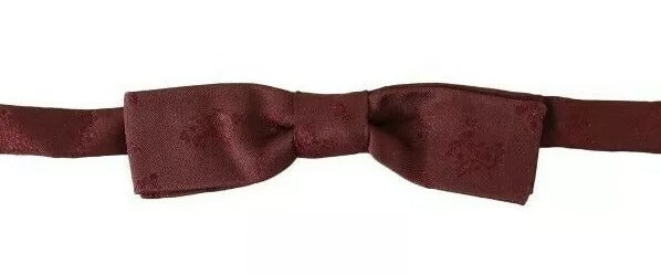 Nœud papillon Dolce & Gabbana floral bordeaux