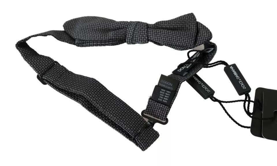 Nœud papillon Dolce & Gabbana gris