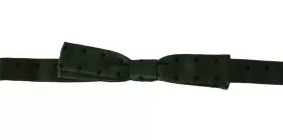 Nœud papillon Dolce & Gabbana vert à pois