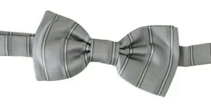 Nœud papillon Dolce & Gabbana gris clair