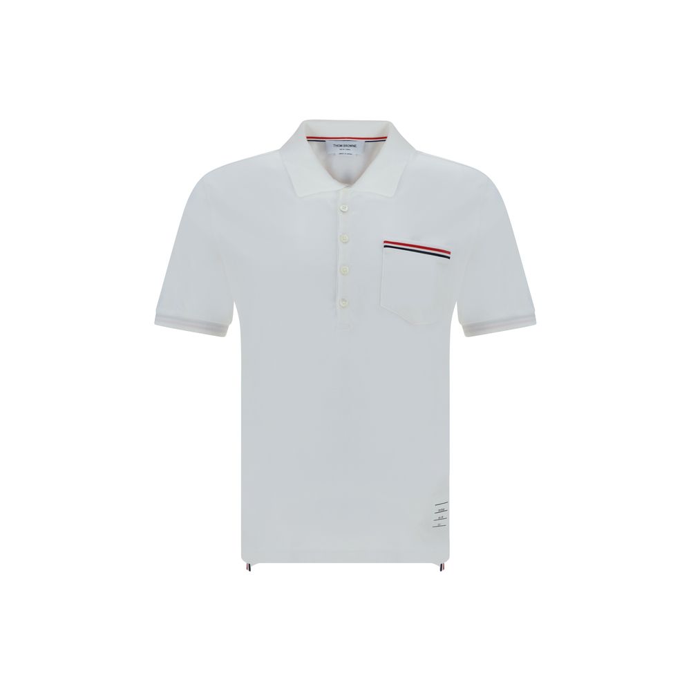 Polo Thom Browne Classique blanc