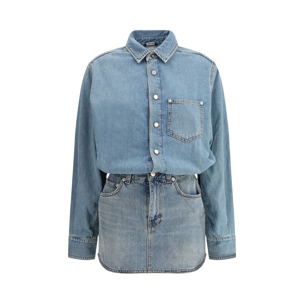 Robe Haikure Tamu bleu denim
