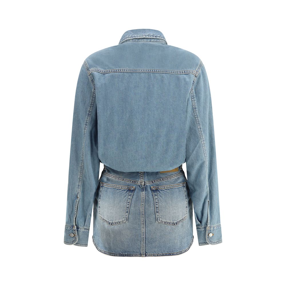 Robe Haikure Tamu bleu denim