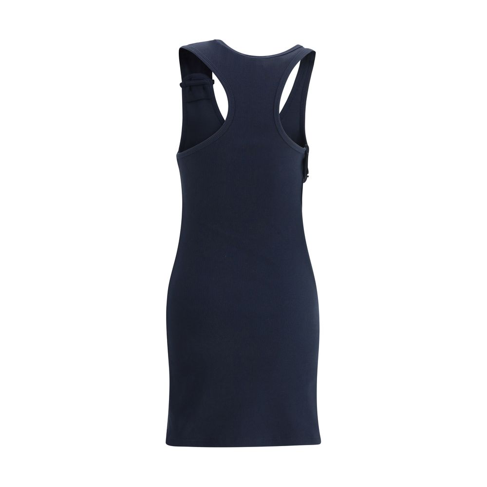 Robe Courrèges 90s midi noire
