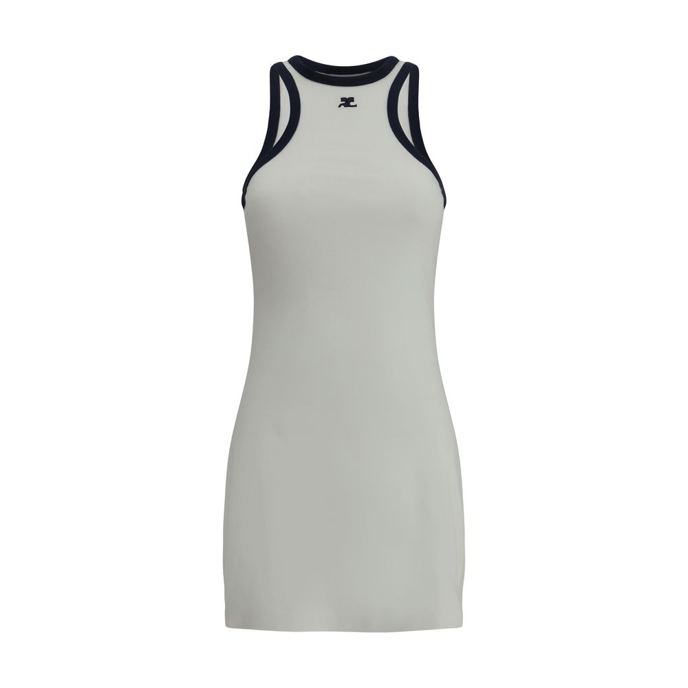 Robe Courrèges Scuba mini noire