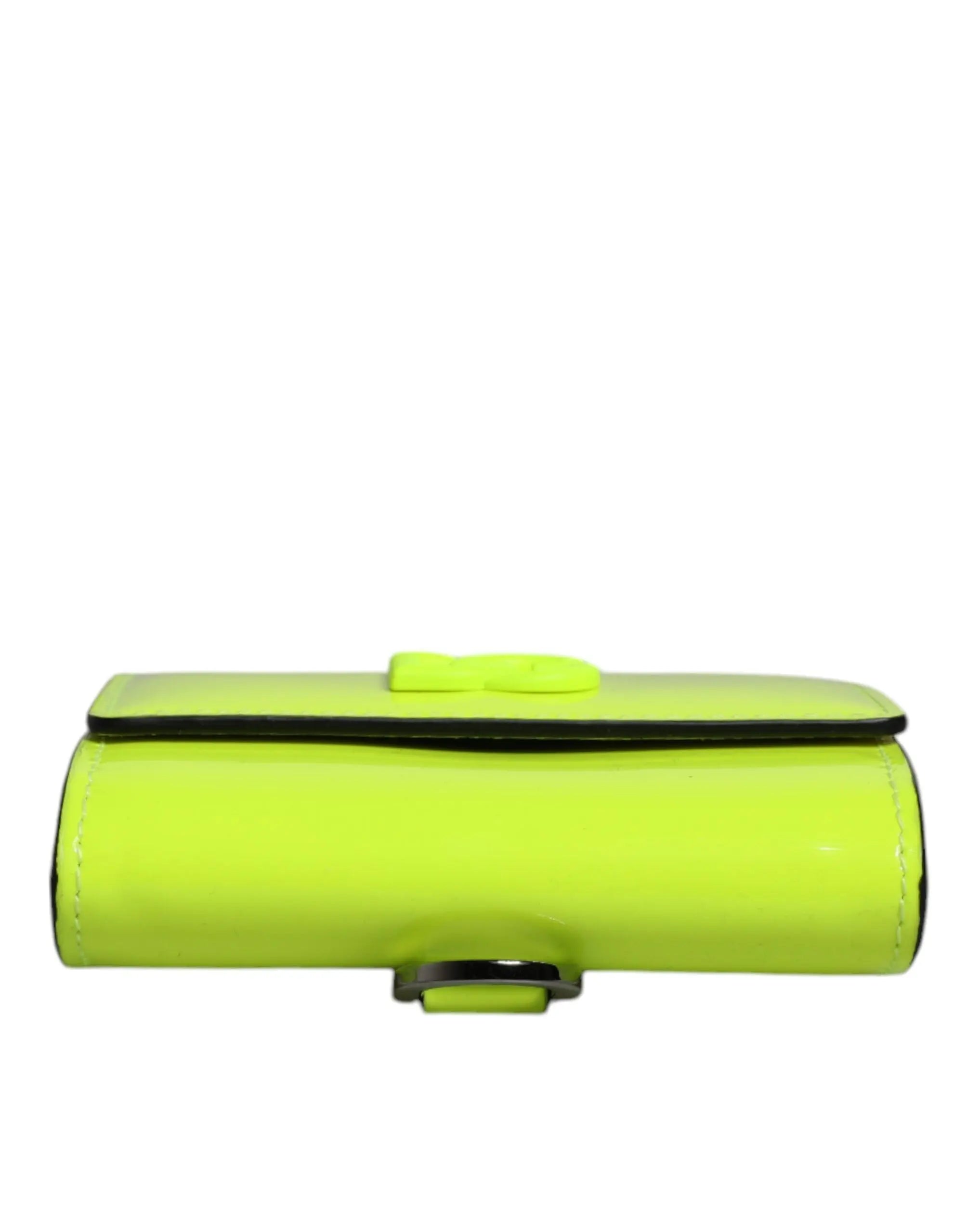 Portefeuille Dolce & Gabbana Card holder jaune vert Dolce & Gabbana