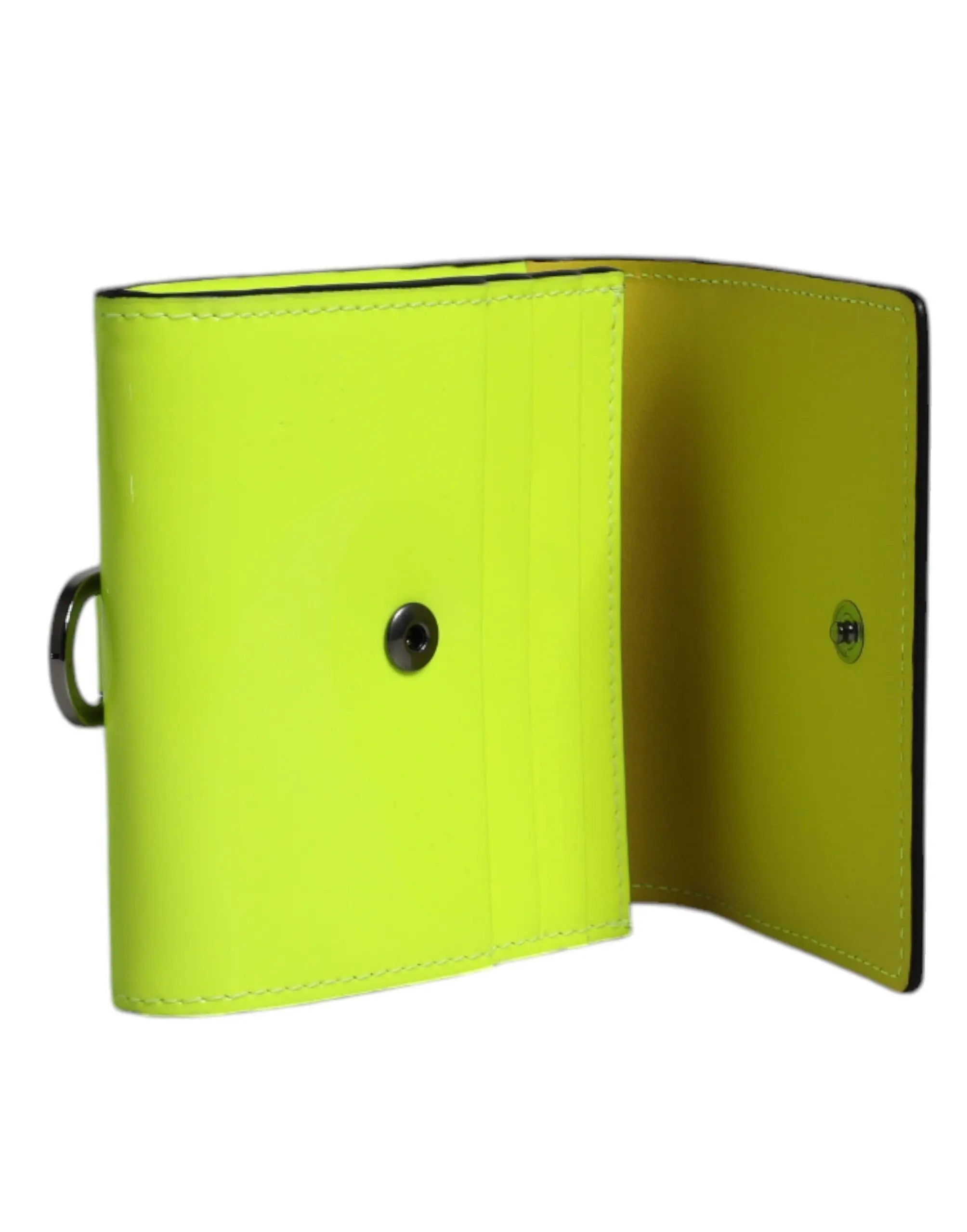 Portefeuille Dolce & Gabbana Card holder jaune vert Dolce & Gabbana