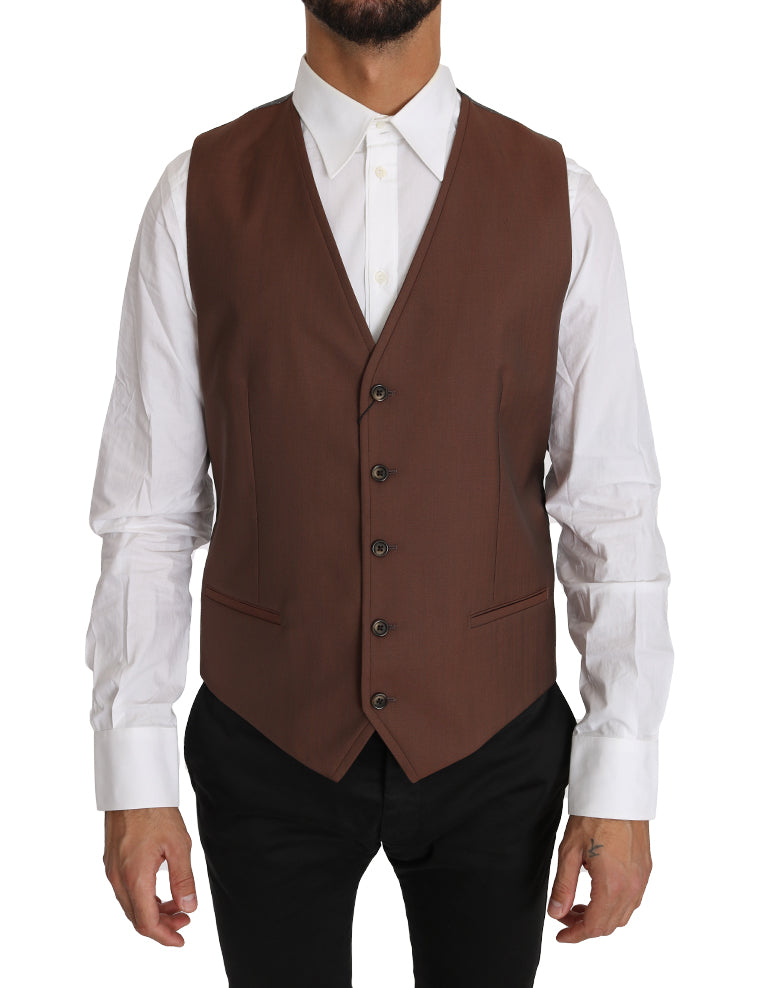 Gilet Dolce & Gabbana Formal bronze