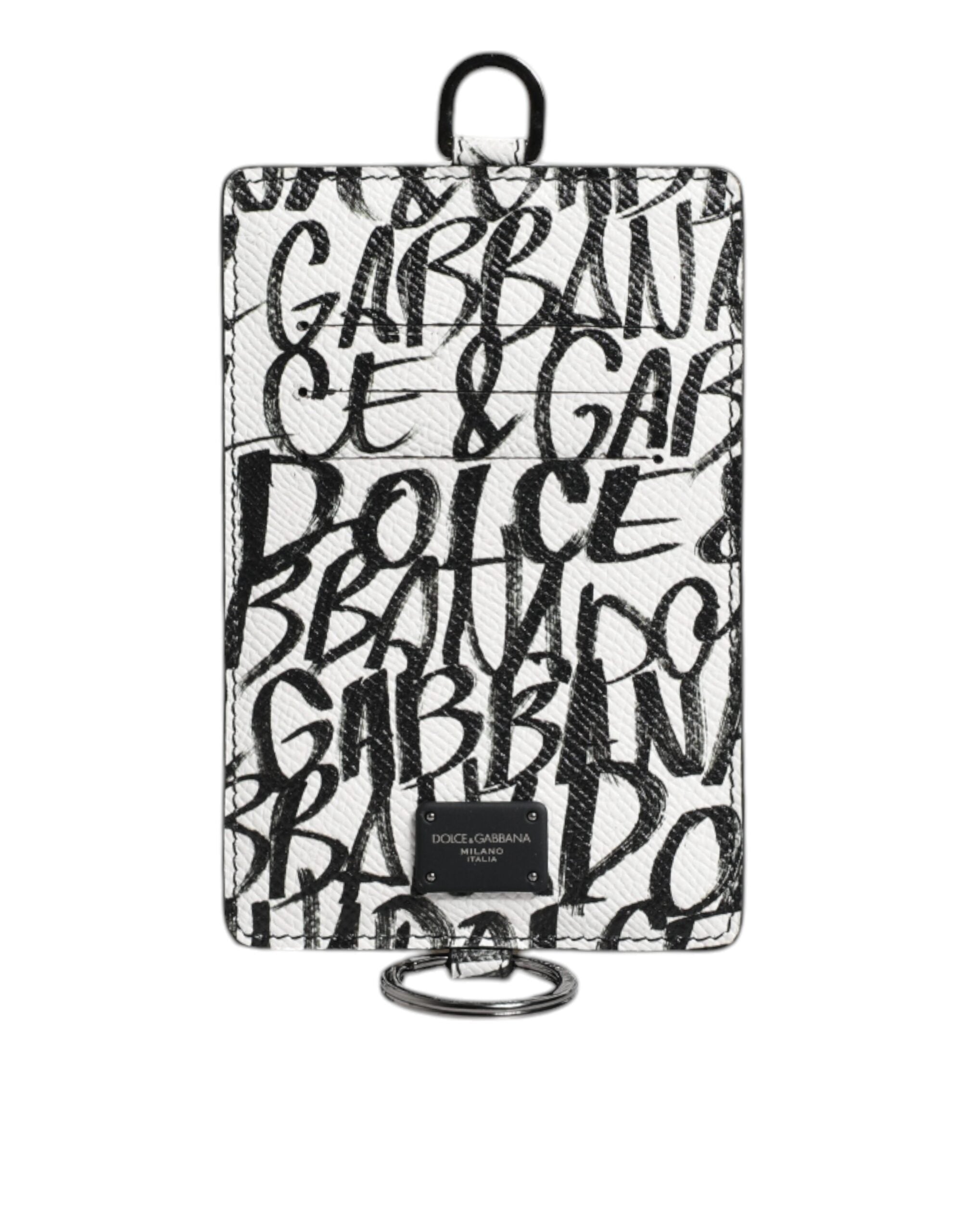 Porte-cartes Dolce & Gabbana blanc