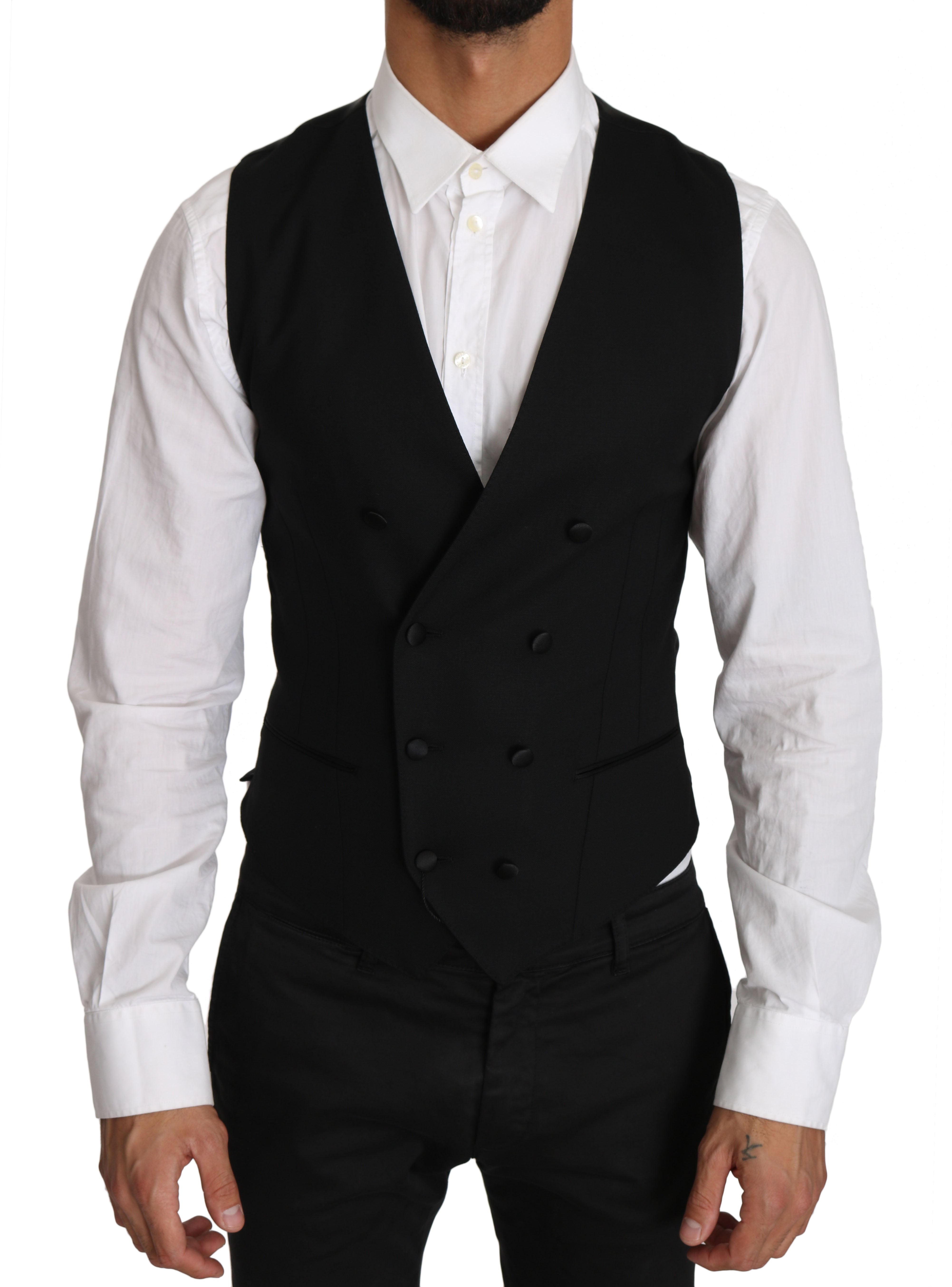 Gilet Dolce & Gabbana double boutonnage gris