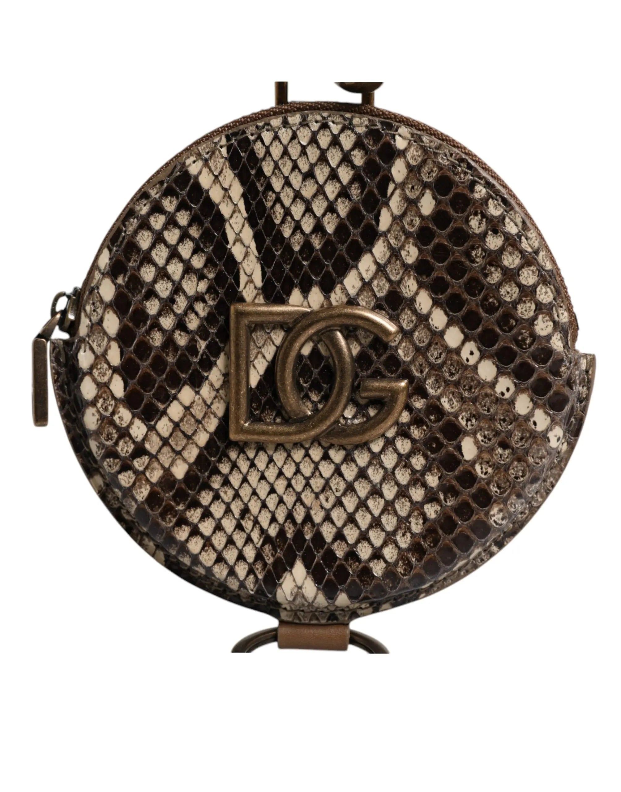 Porte-monnaie Dolce & Gabbana rond marron Dolce & Gabbana