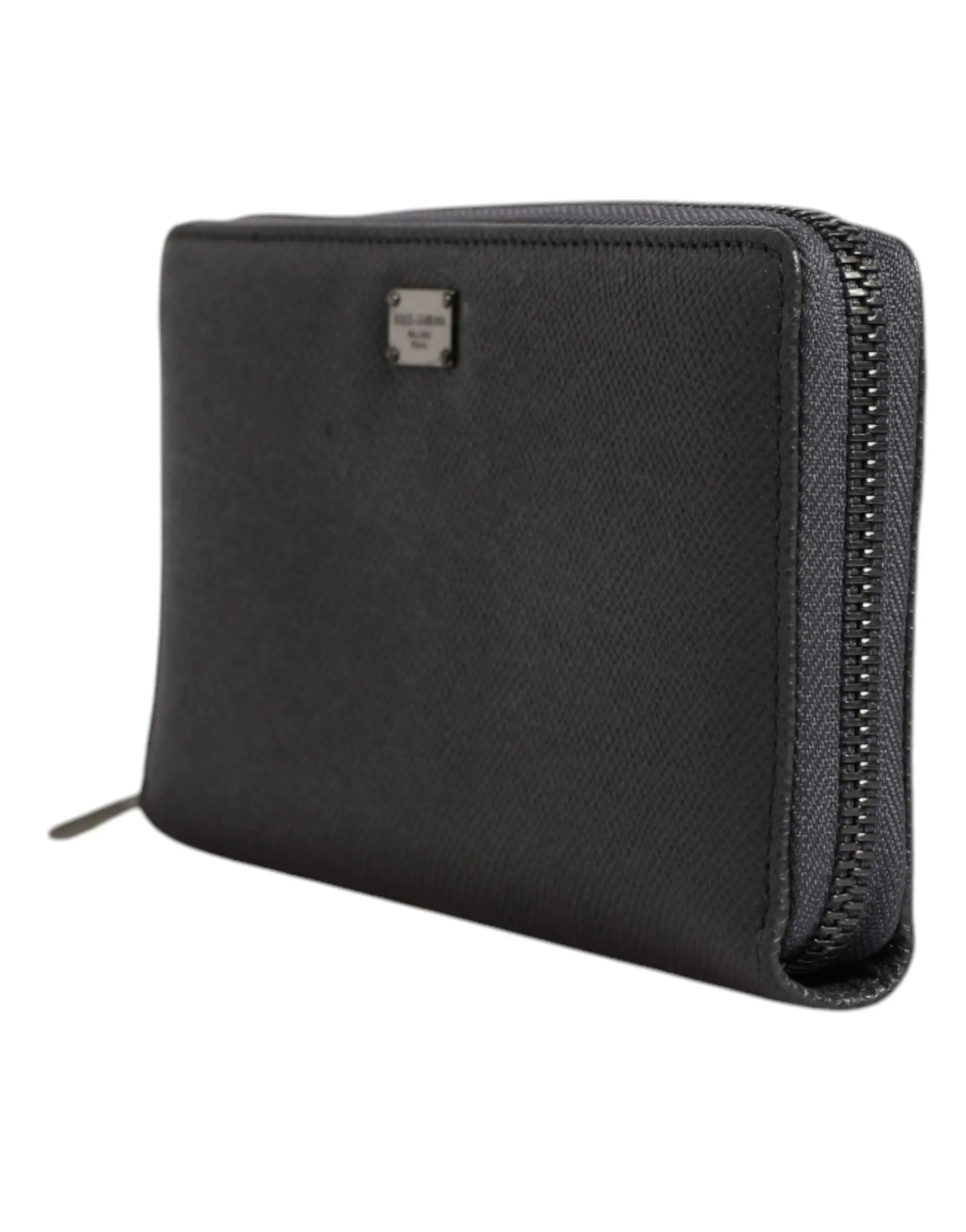 Portefeuille Dolce & Gabbana continental gris foncé Dolce & Gabbana
