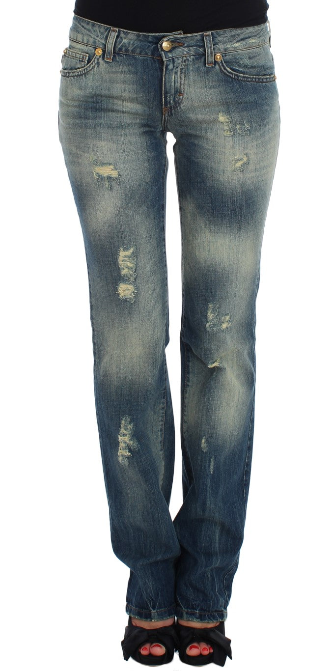Jeans Just Cavalli flair bleus