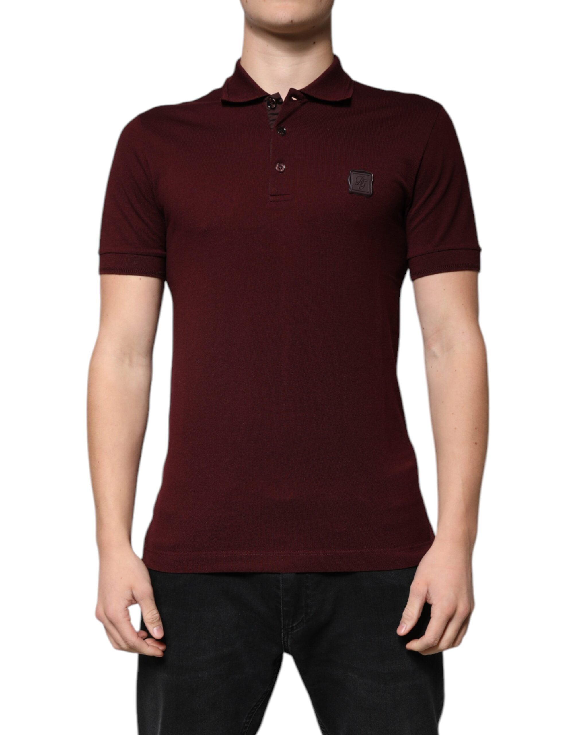 Polo Dolce & Gabbana maroon