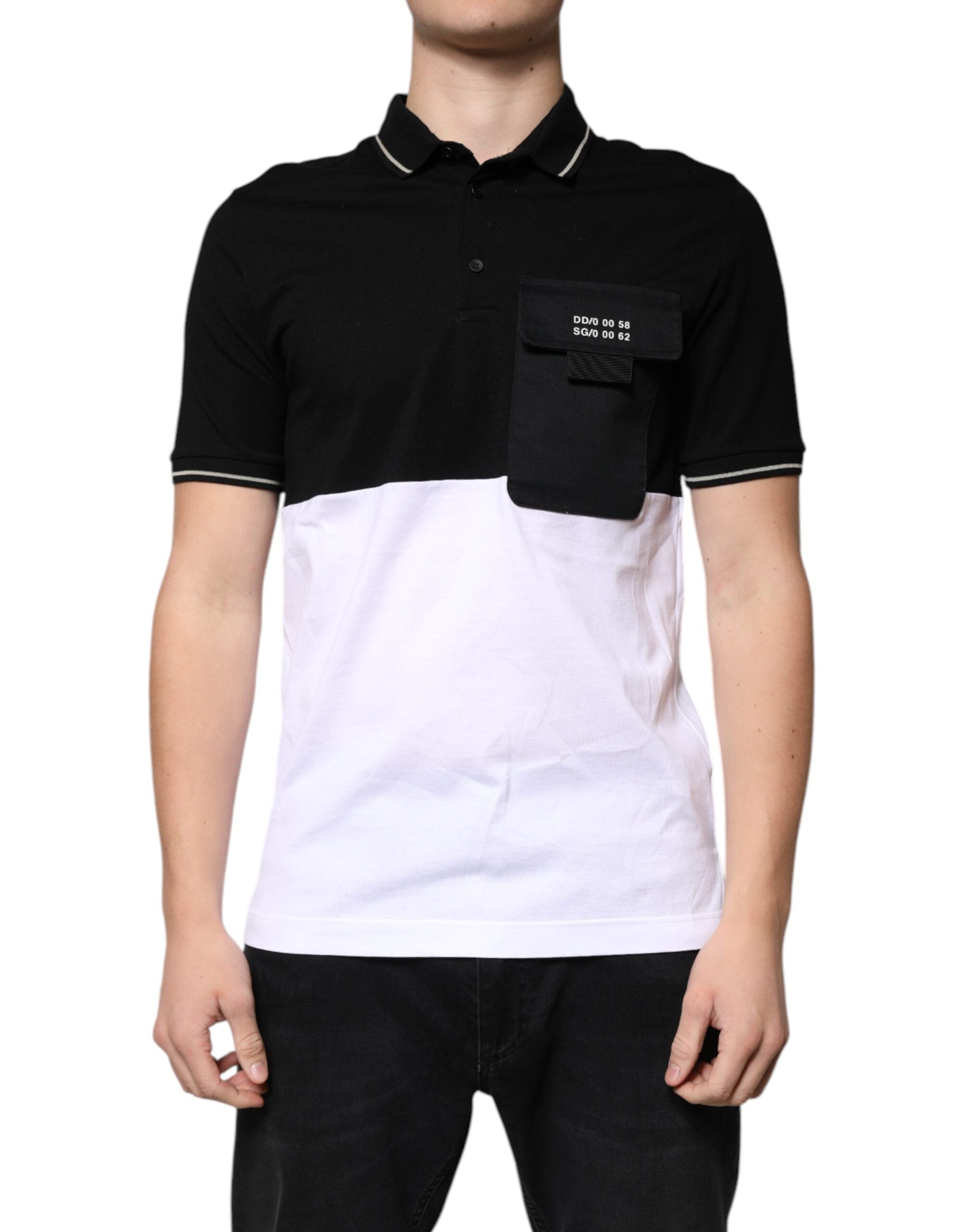 Polo dolce & gabbana noir et blanc