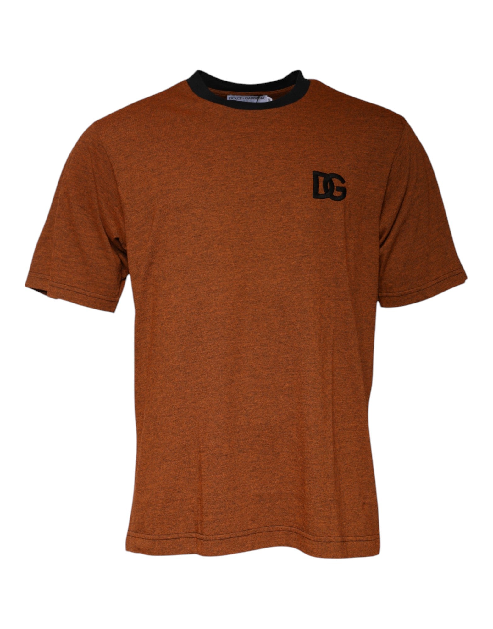 T-shirt Dolce & Gabbana logo marron