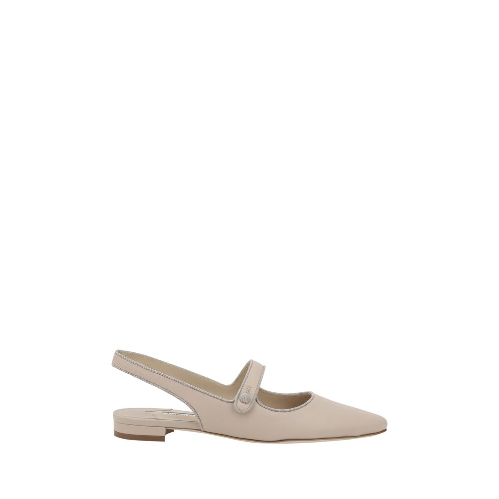 Ballerines Manolo Blahnik Campariflatsli noires