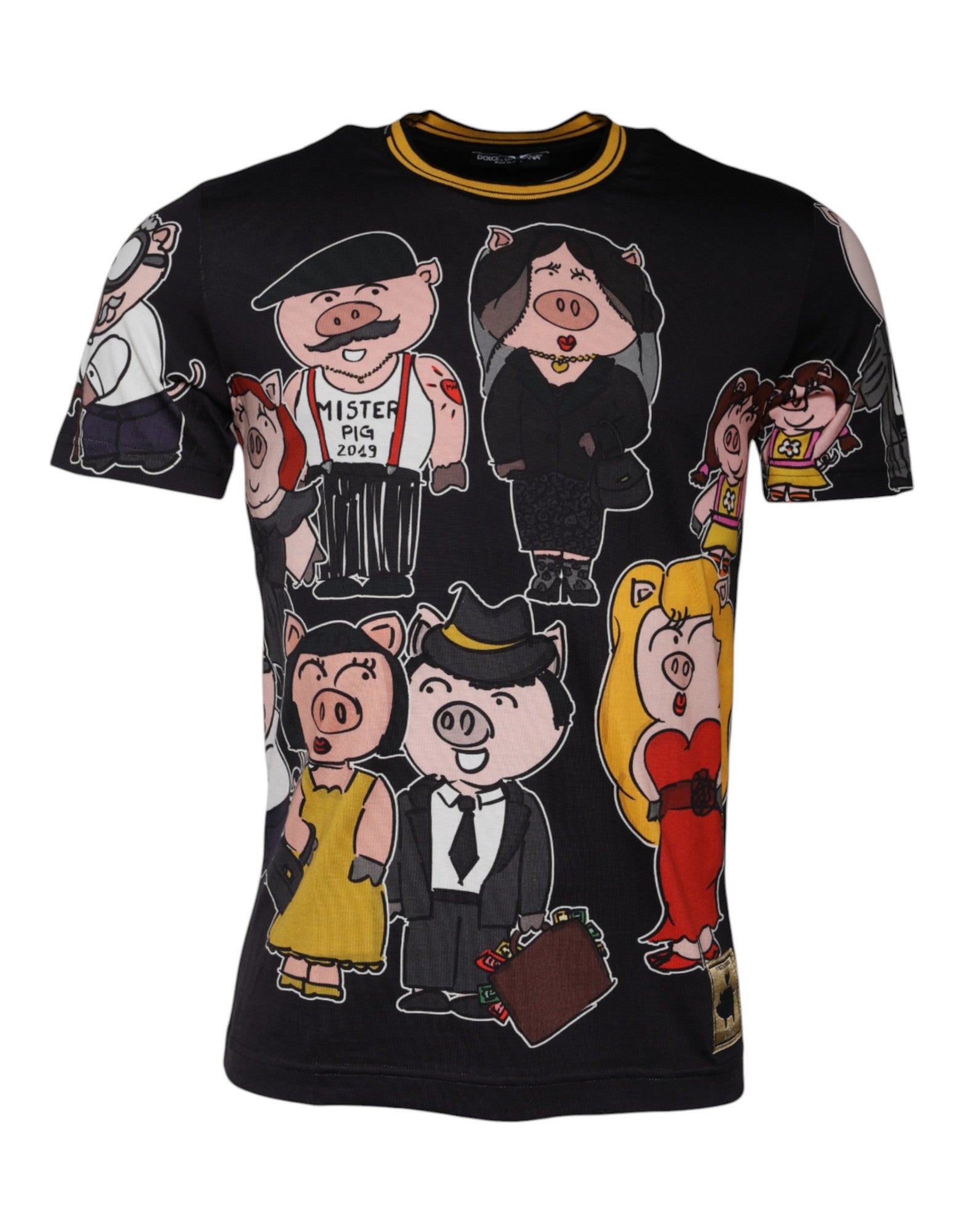 T-shirt Dolce & Gabbana Année du Cochon noir