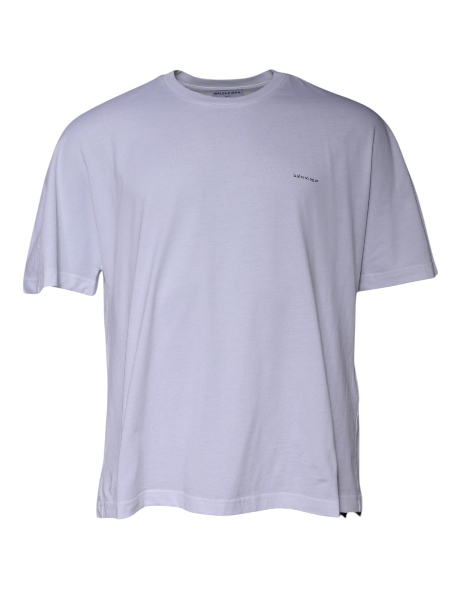 T-shirt Balenciaga à logo blanc