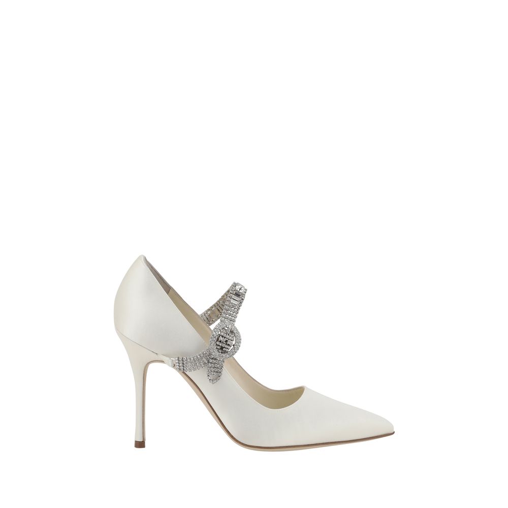Pumps Manolo Blahnik Hamedi satin rose