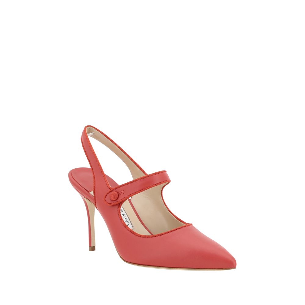 Pompes Manolo Blahnik Camparisli noires