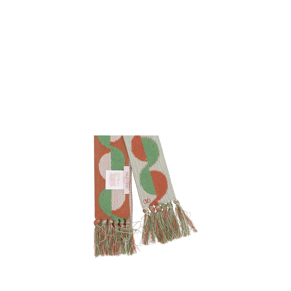 Écharpe Valentino Garavani jacquard multicolore