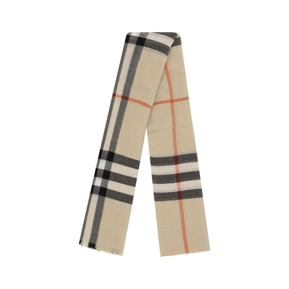 Écharpe Burberry Archivio Check bleue