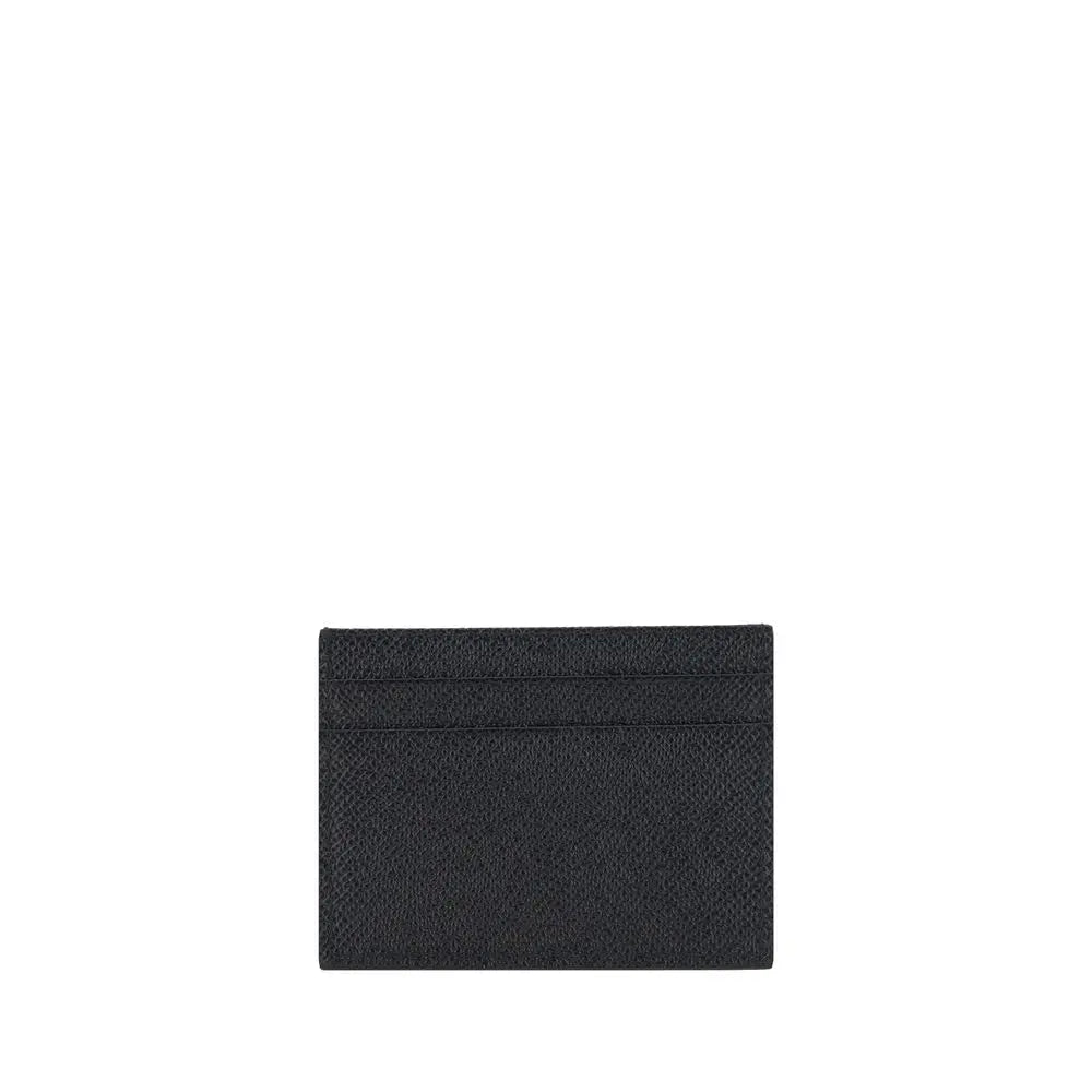 Porte-cartes Dolce&Gabbana en cuir noir Dolce & Gabbana