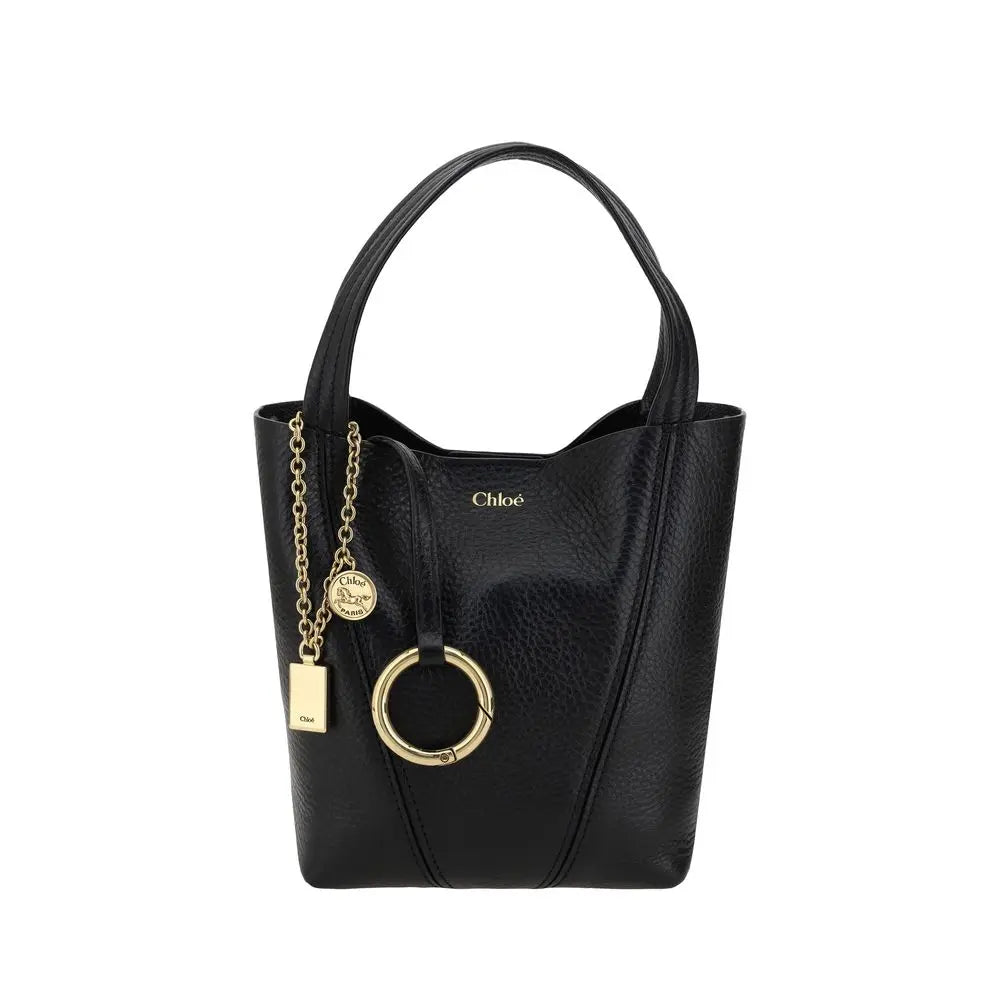 Sac à épaule Chloé Spin noir Chloé