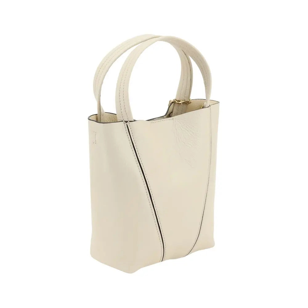 Sac à épaule Chloé Spin en cuir noir Chloé