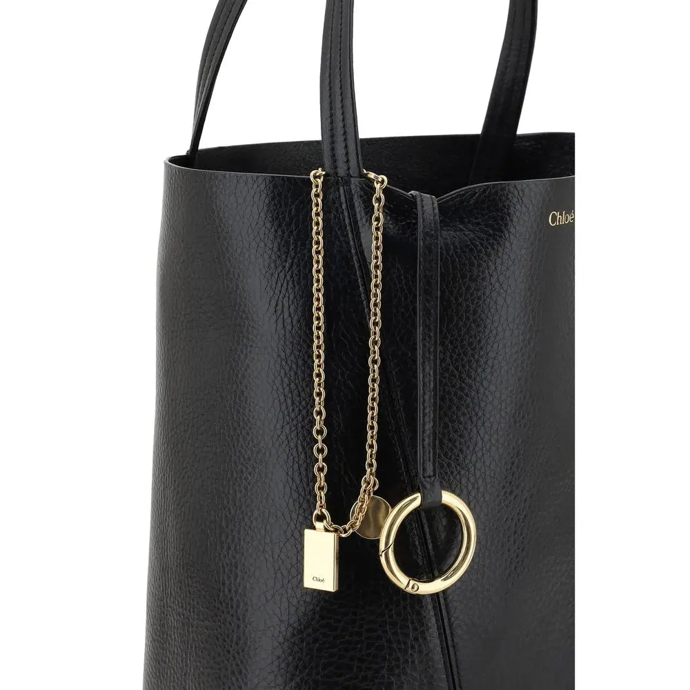 Sac épaule Chloé Spin beige Chloé