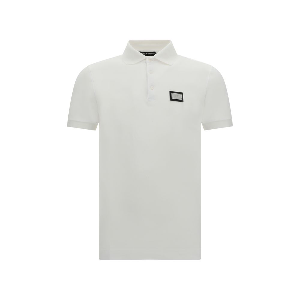 Polo Dolce&Gabbana avec monogramme noir